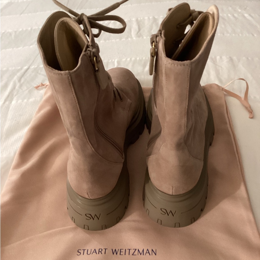 Bedford Sleek Lace-Up Bootie Cashmere Tonal - image 4